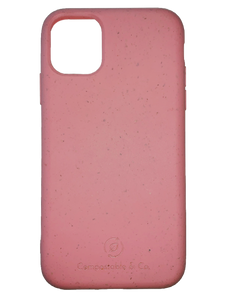 Compostable & Co. iPhone 11 pro max pink biodegradable phone case