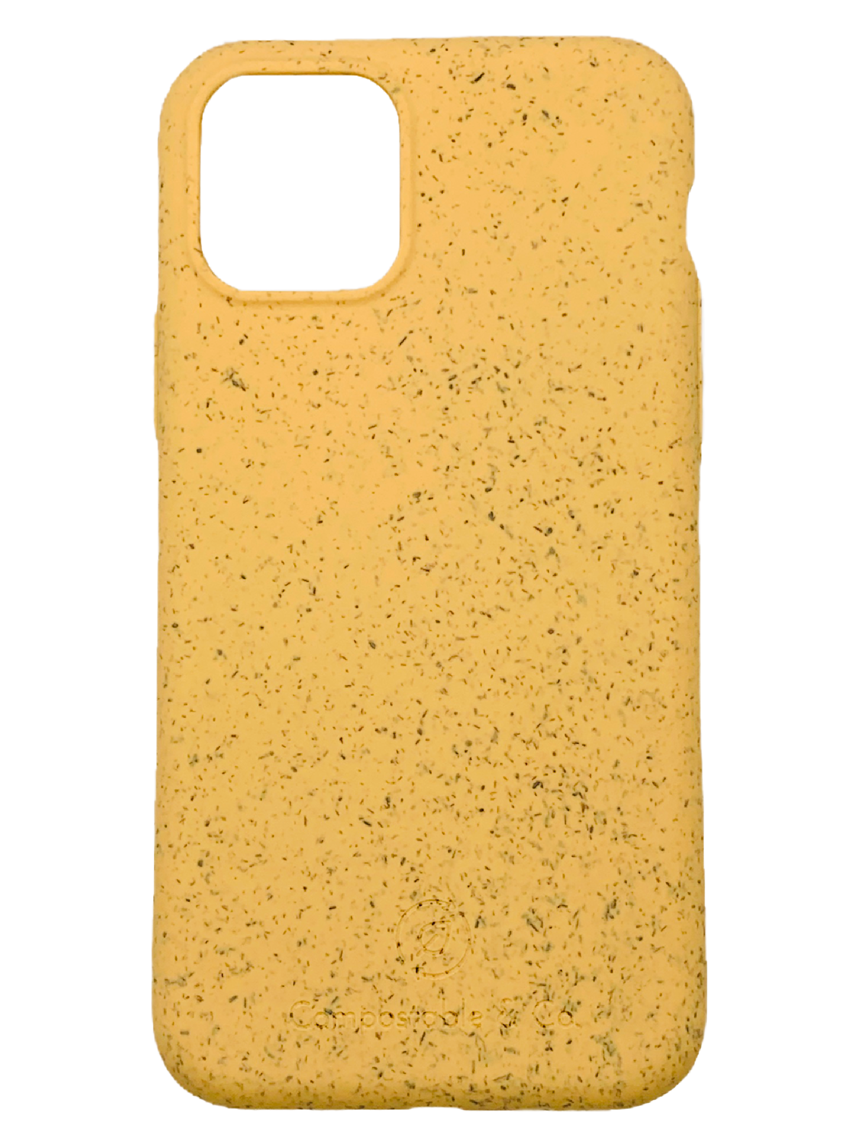 Compostable & Co. iPhone 12 yellow biodegradable phone case