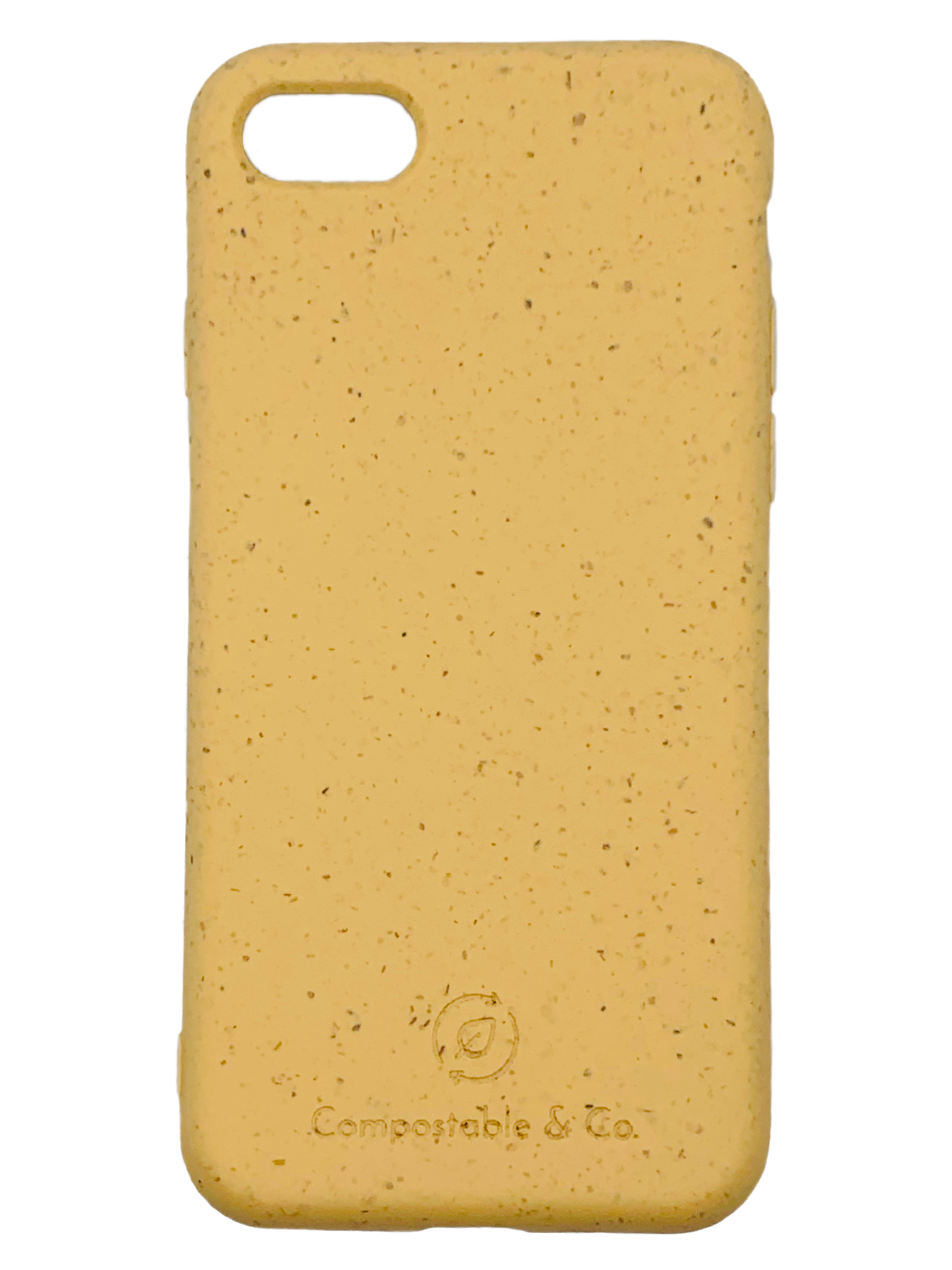 Compostable & Co. iPhone 7 / 8 / SE 2020 yellow biodegradable phone case