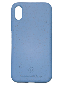 Compostable & Co. iPhone x / xs blue biodegradable phone case
