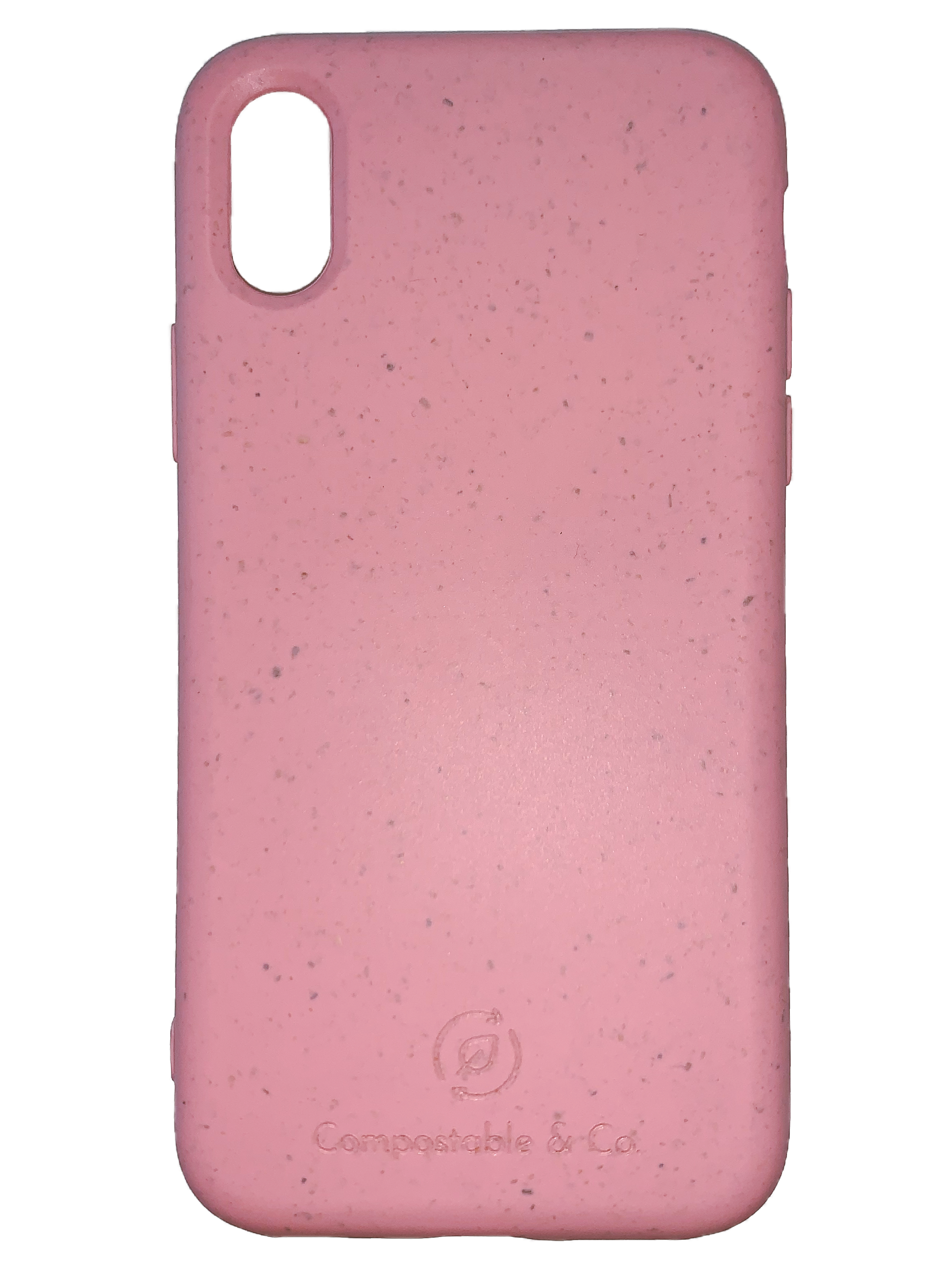 Compostable & Co. iPhone x / xs max pink biodegradable phone case